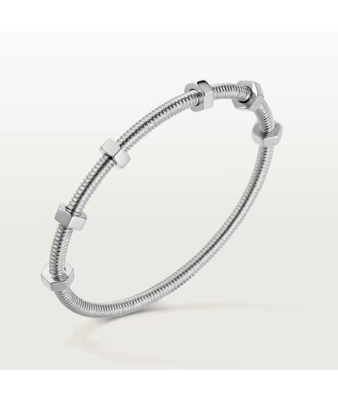 CARTIER Серебряный браслет из белого золота, фото 2