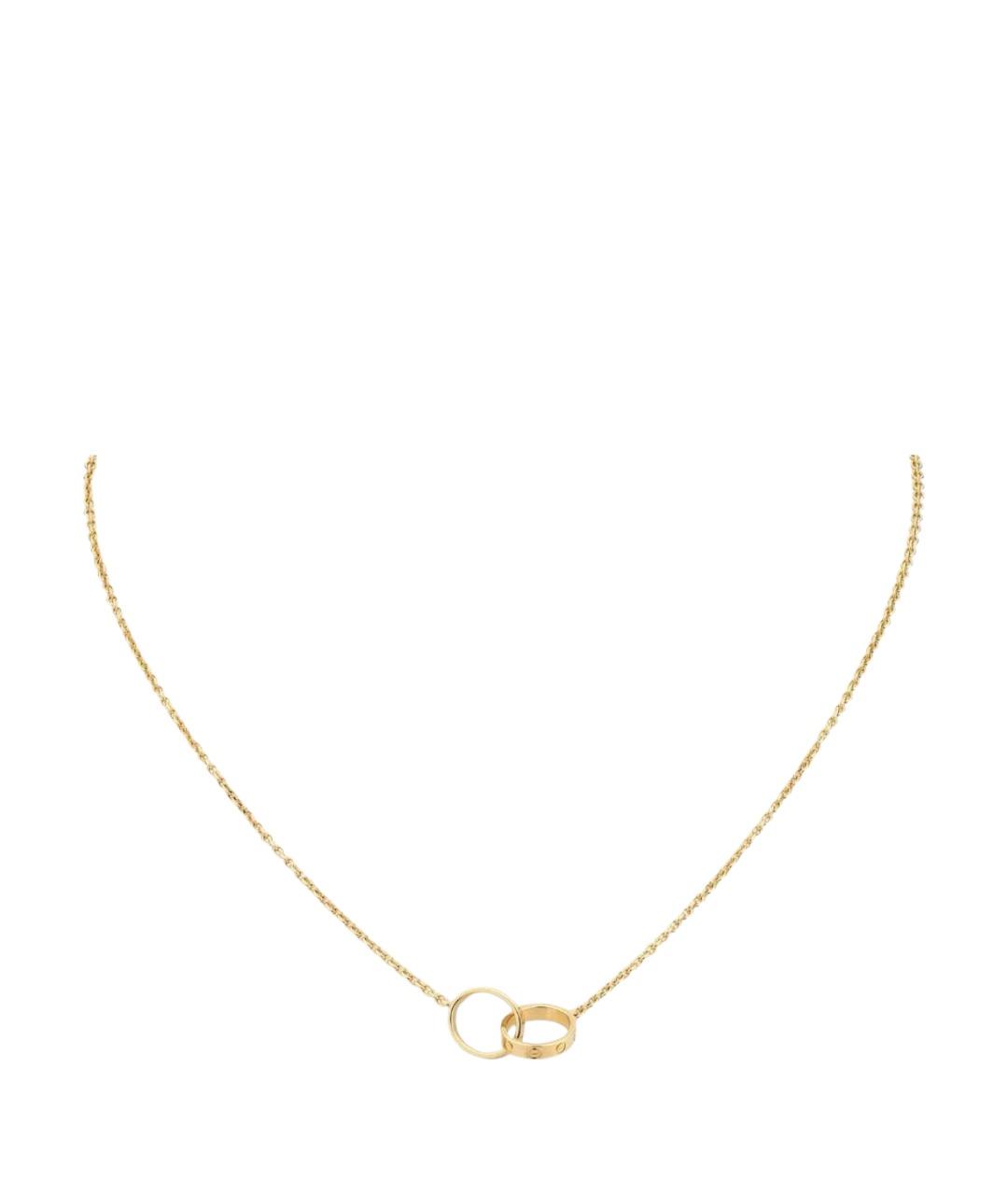 CARTIER Золотое колье из желтого золота, фото 1