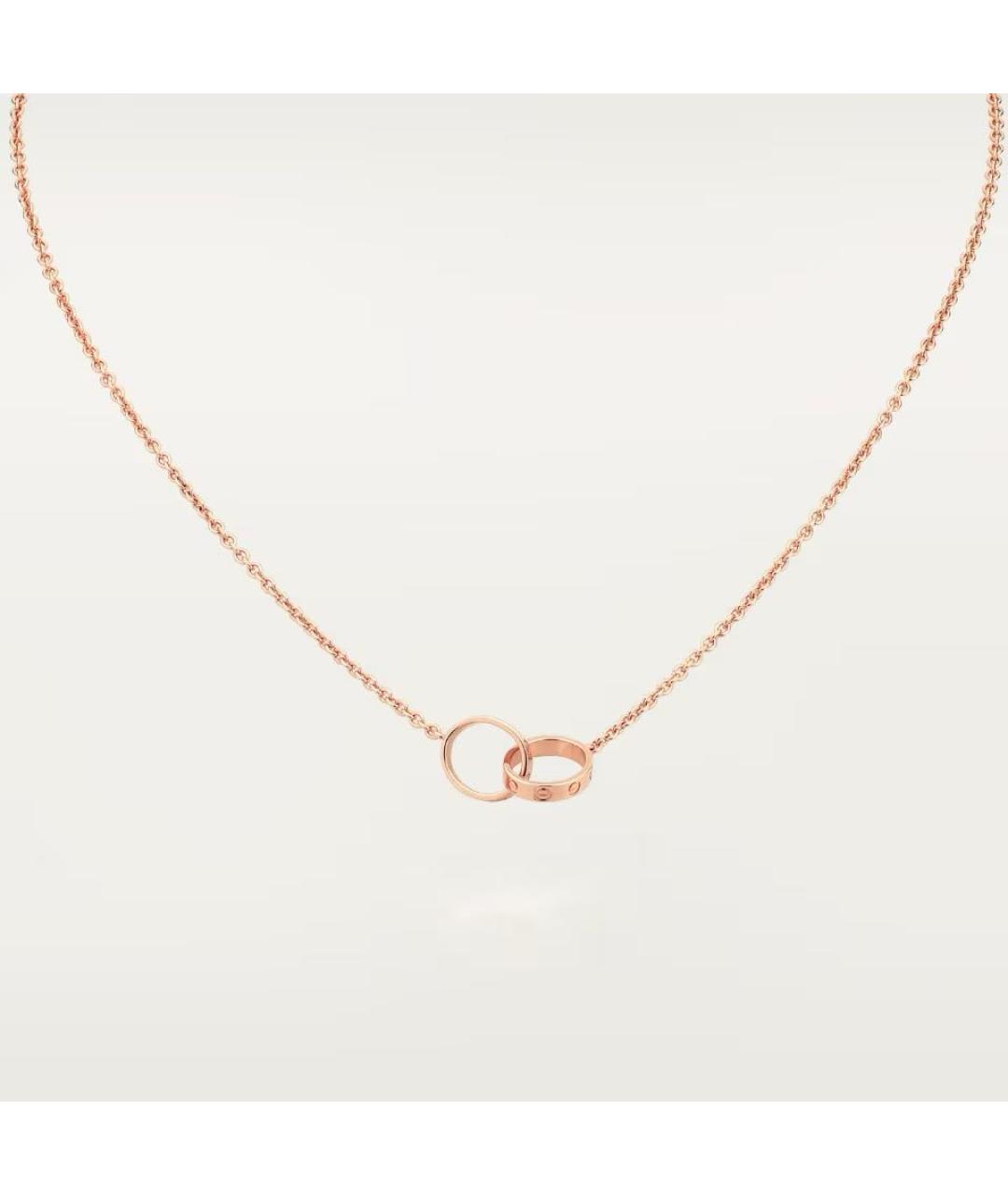 CARTIER Розовое колье из розового золота, фото 6