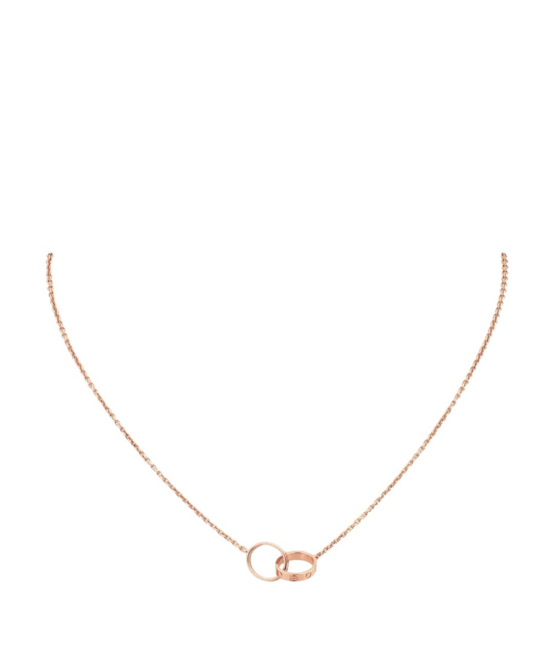 CARTIER Розовое колье из розового золота, фото 1