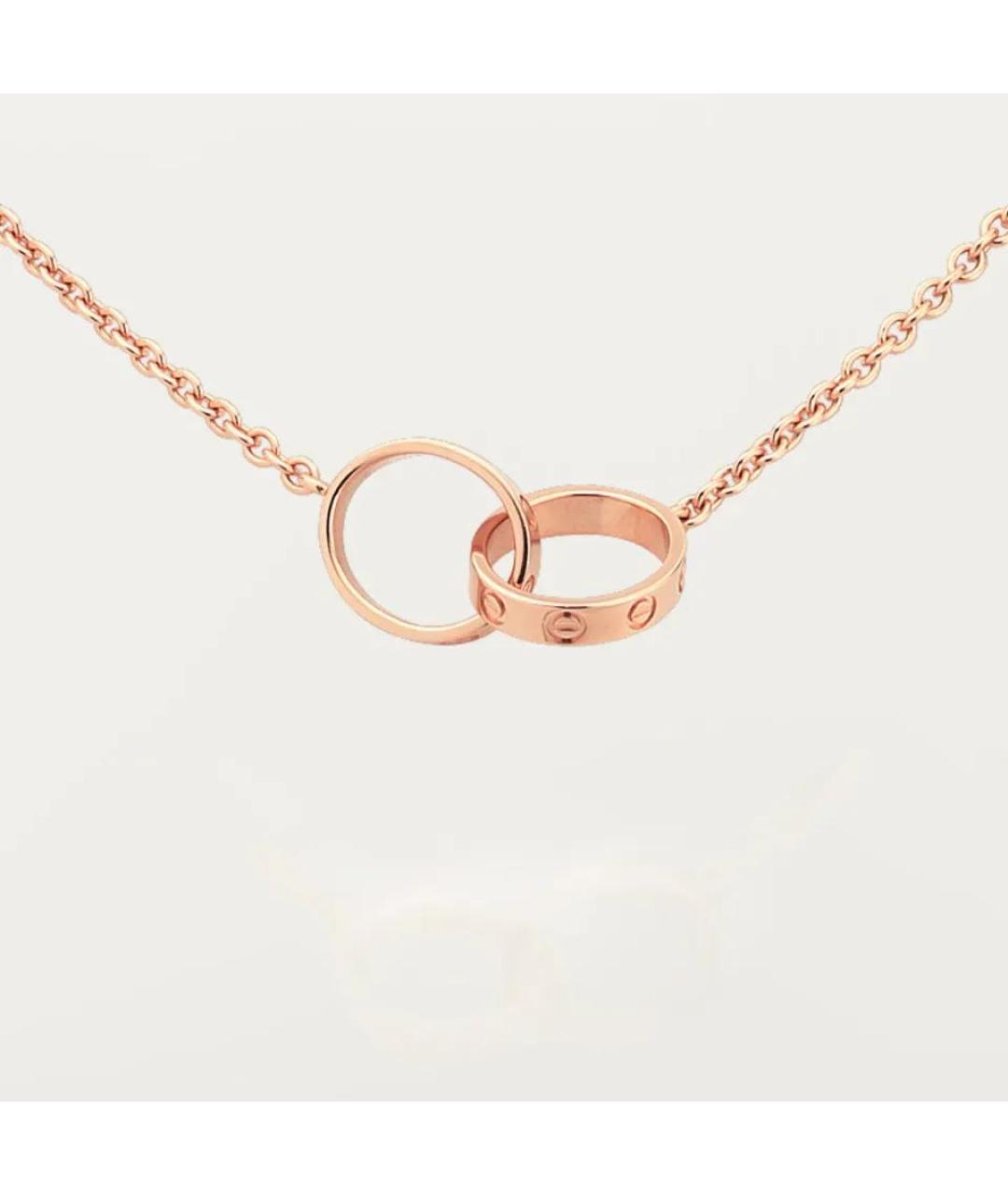 CARTIER Розовое колье из розового золота, фото 2