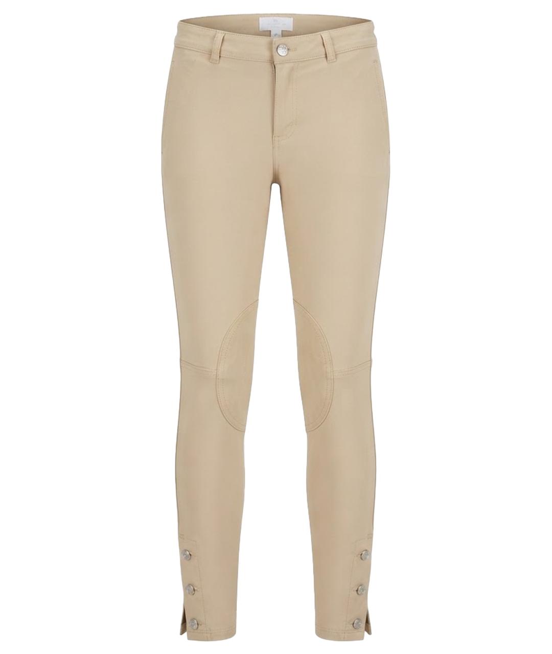 GUCCI Бежевые хлопковые брюки узкие, фото 1