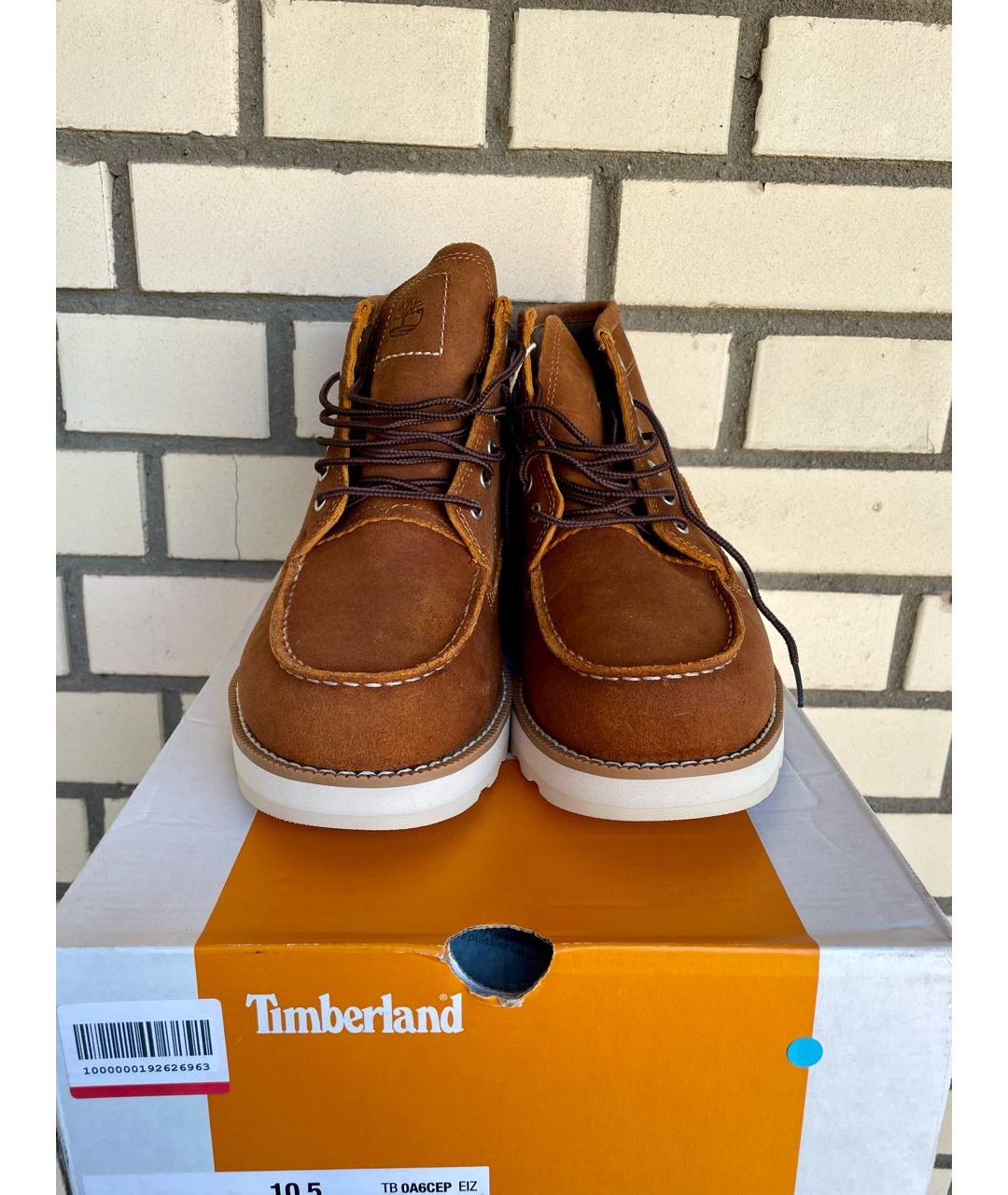 TIMBERLAND Коричневые замшевые высокие ботинки, фото 2