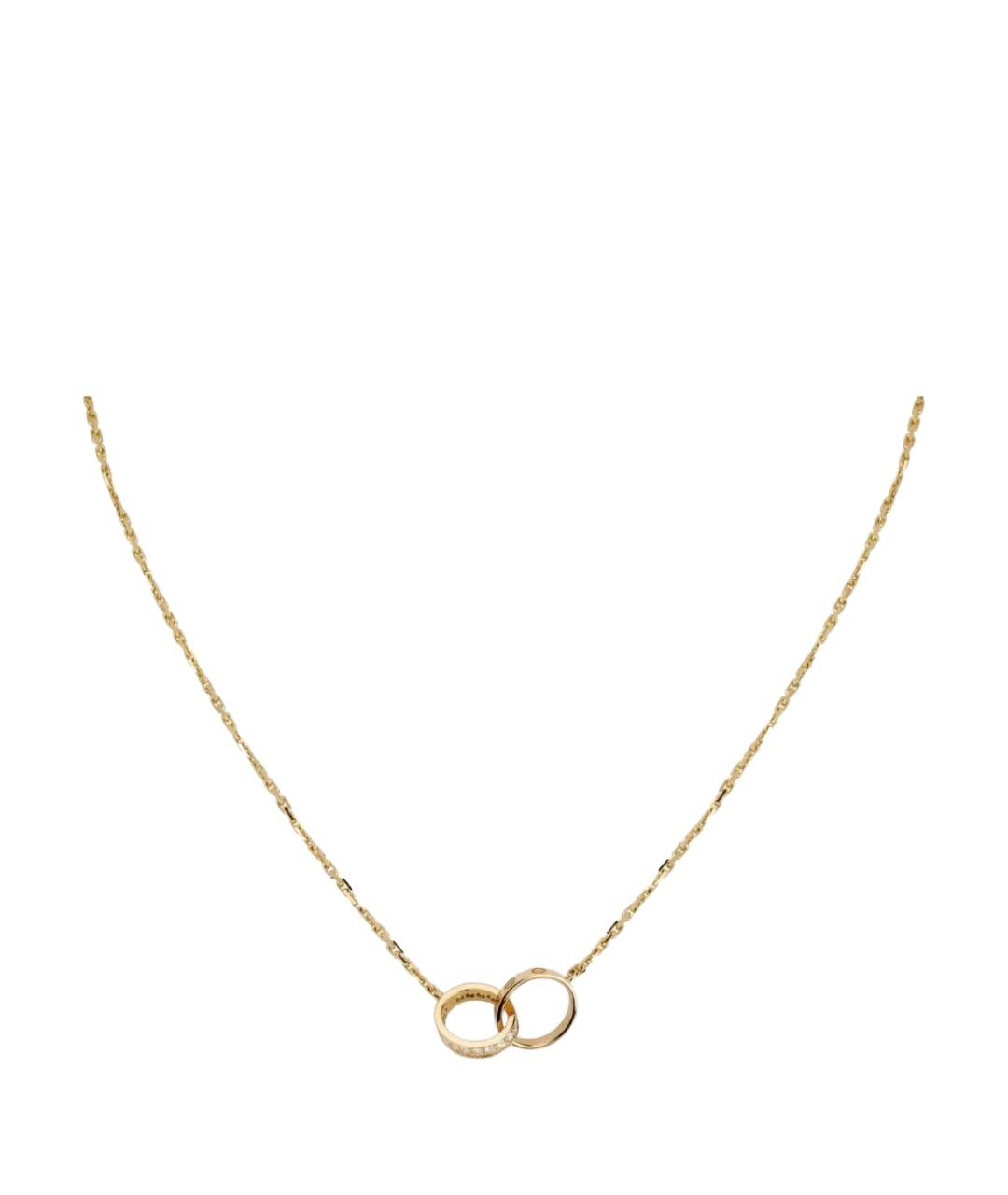 CARTIER Золотое колье из желтого золота, фото 1