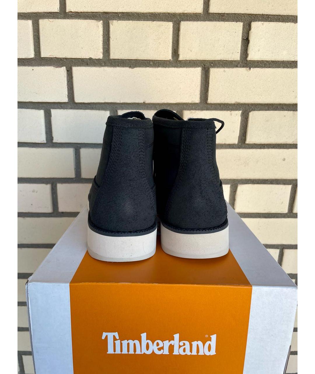 TIMBERLAND Черные замшевые высокие ботинки, фото 4