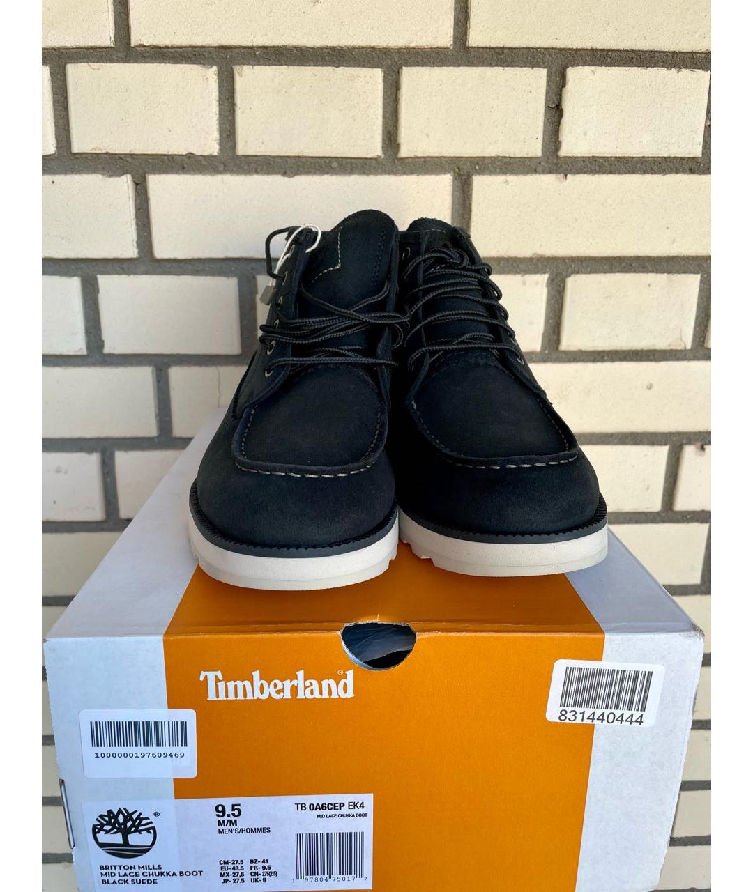 TIMBERLAND Черные замшевые высокие ботинки, фото 2