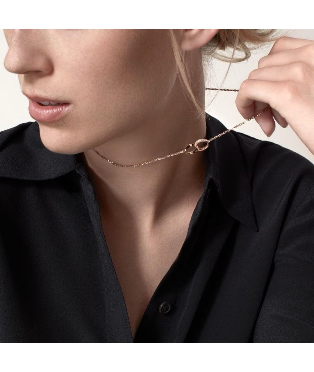 CARTIER Розовое колье из розового золота, фото 4
