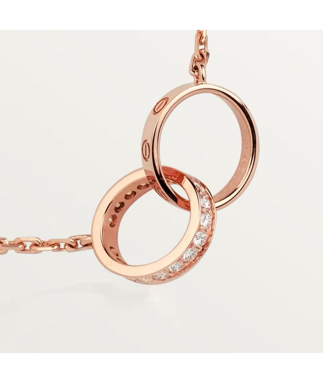CARTIER Розовое колье из розового золота, фото 2