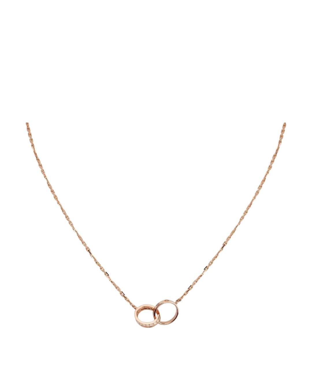 CARTIER Розовое колье из розового золота, фото 1