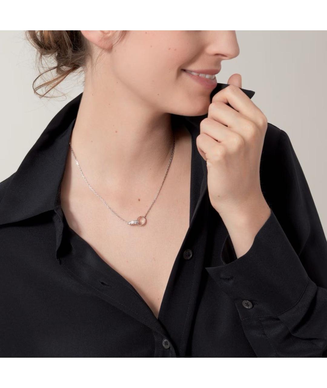 CARTIER Серебряное колье из белого золота, фото 5