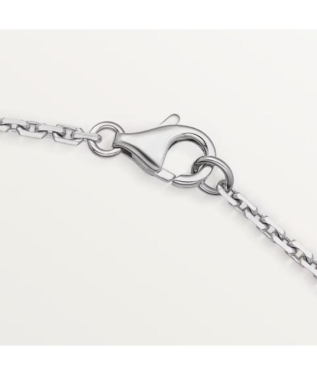 CARTIER Серебряное колье из белого золота, фото 4