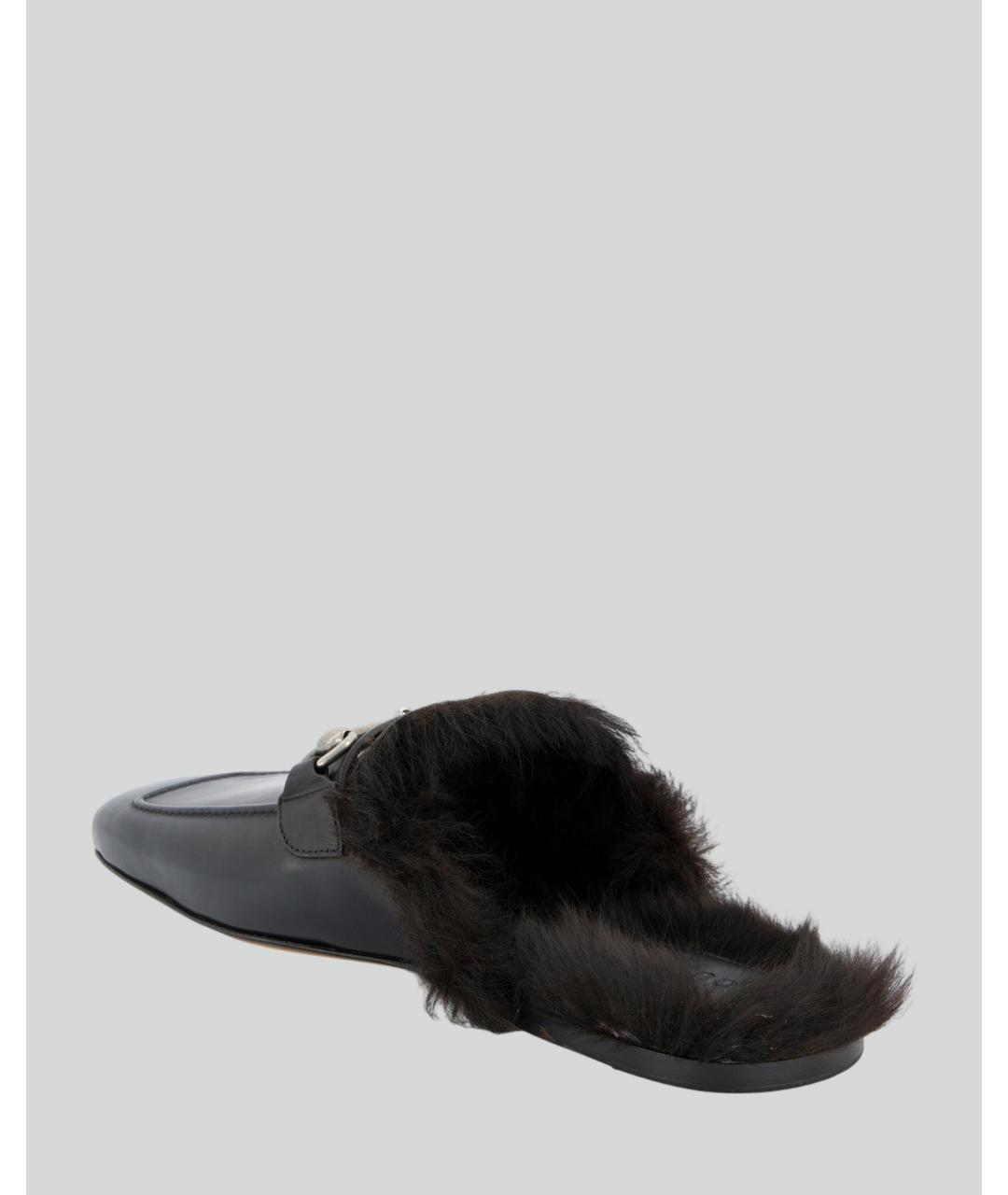 GUCCI Черные кожаные лоферы, фото 3