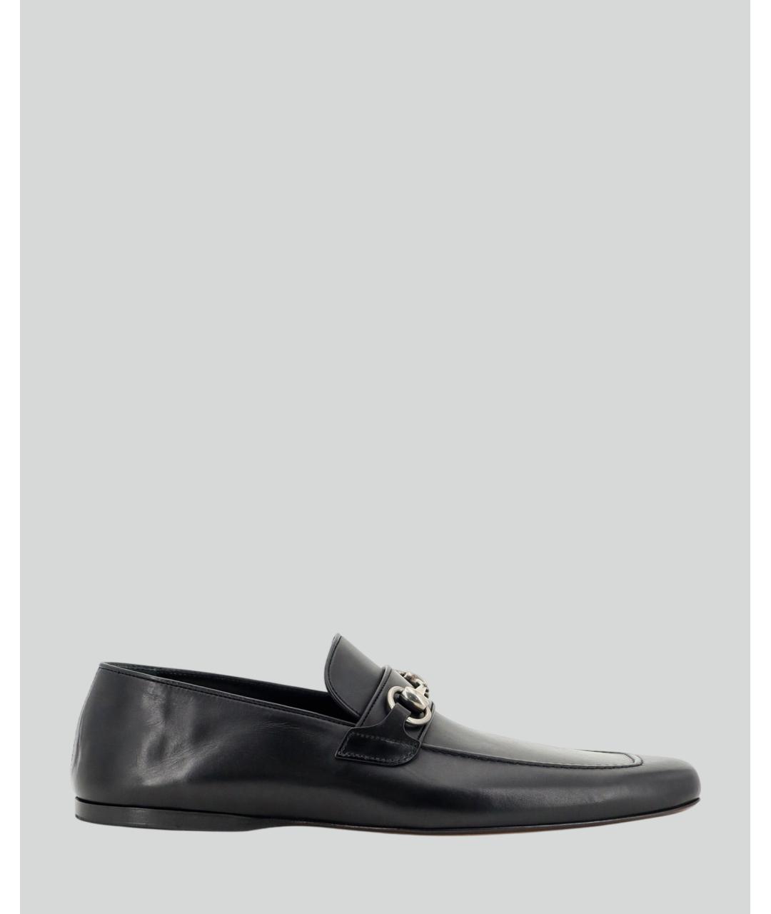 GUCCI Черные кожаные лоферы, фото 6