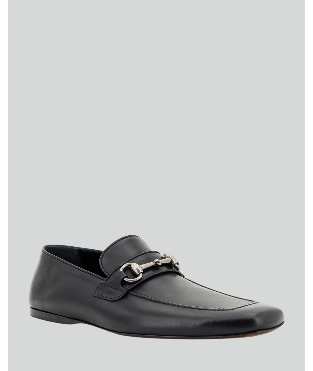 GUCCI Черные кожаные лоферы, фото 2