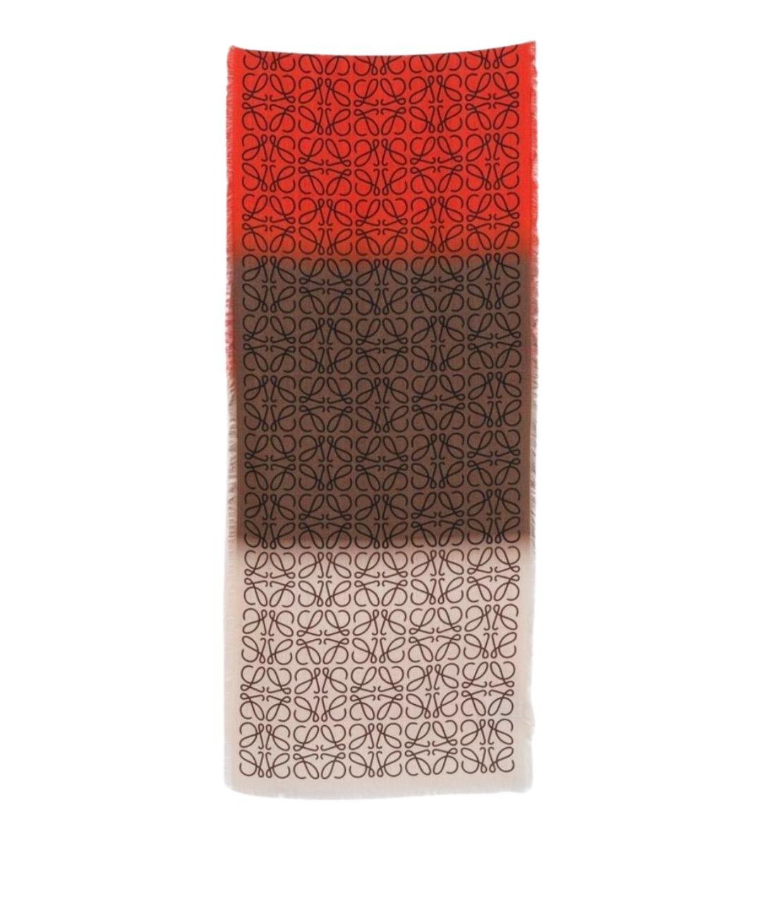 LOEWE Шерстяной шарф, фото 1