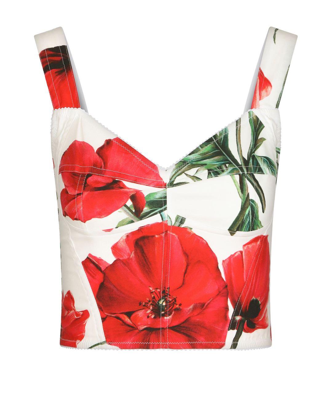 DOLCE&GABBANA Мульти хлопковый костюм с юбками, фото 9