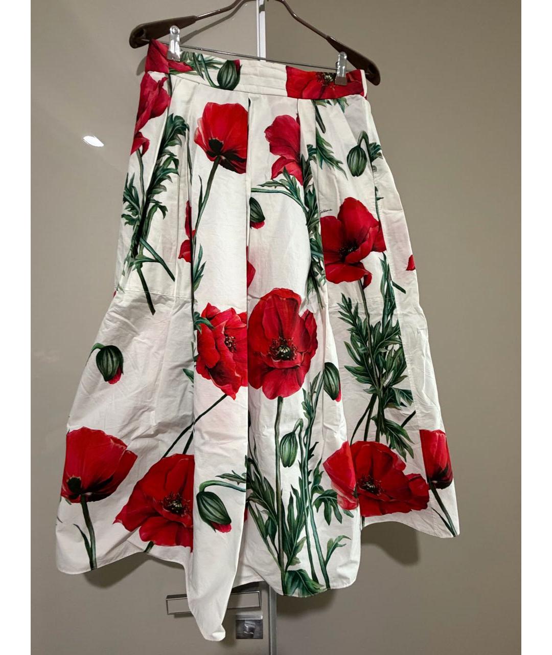 DOLCE&GABBANA Мульти хлопковый костюм с юбками, фото 4