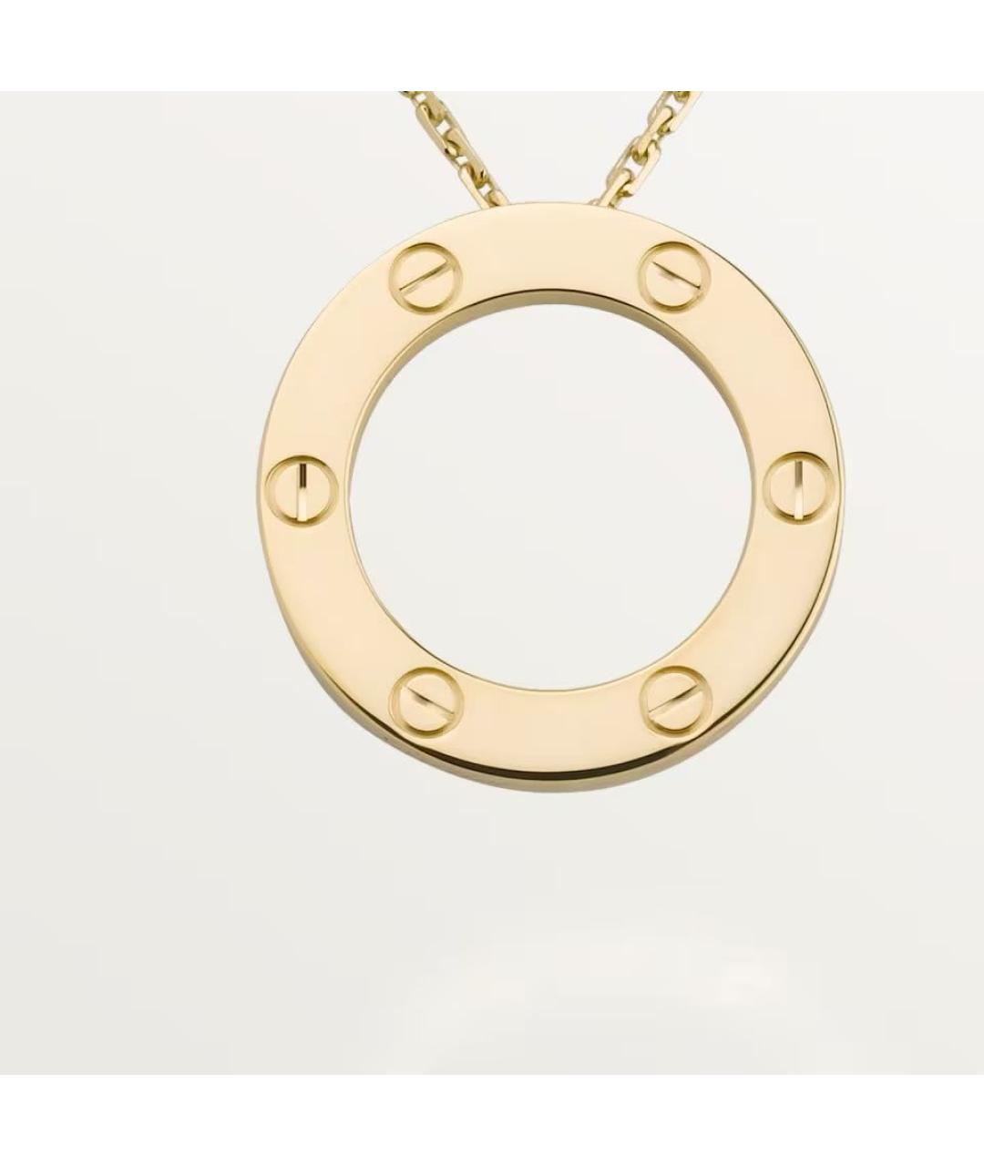 CARTIER Золотое колье из желтого золота, фото 2