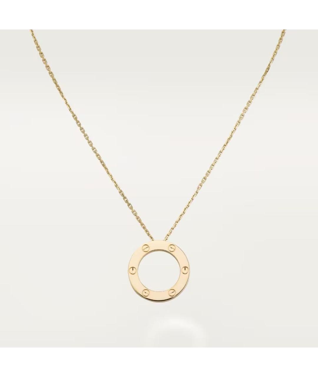 CARTIER Золотое колье из желтого золота, фото 8