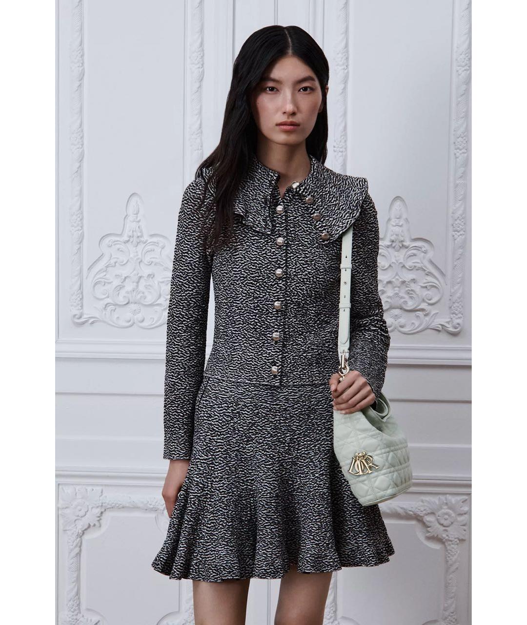 CHRISTIAN DIOR Зеленая кожаная сумка с короткими ручками, фото 7