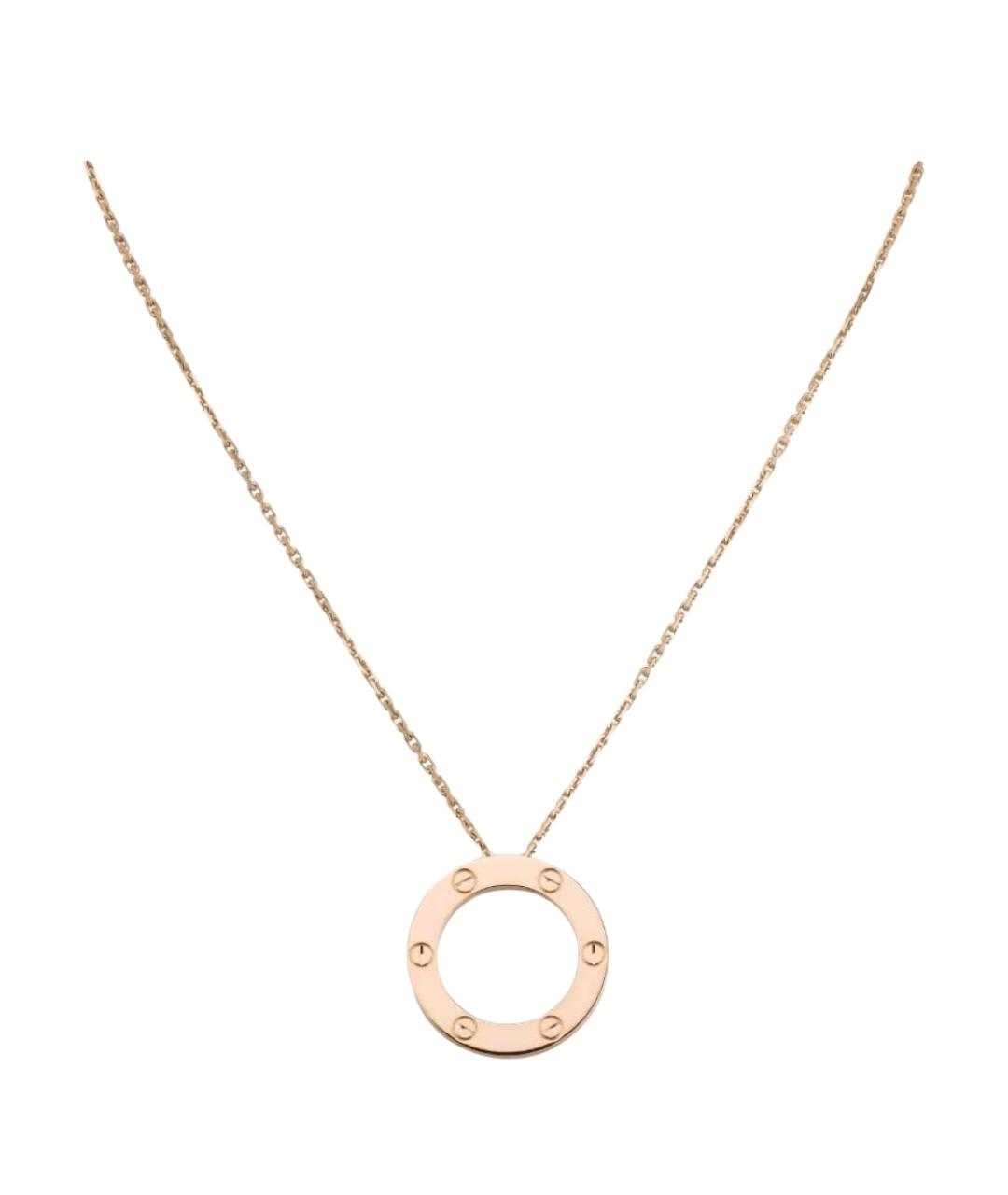 CARTIER Розовое колье из розового золота, фото 1