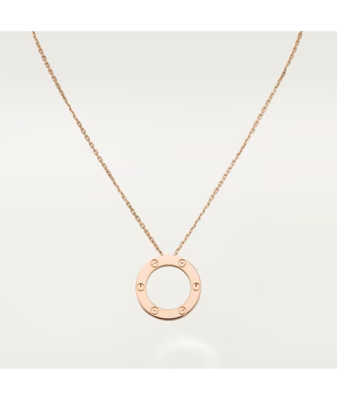 CARTIER Розовое колье из розового золота, фото 8