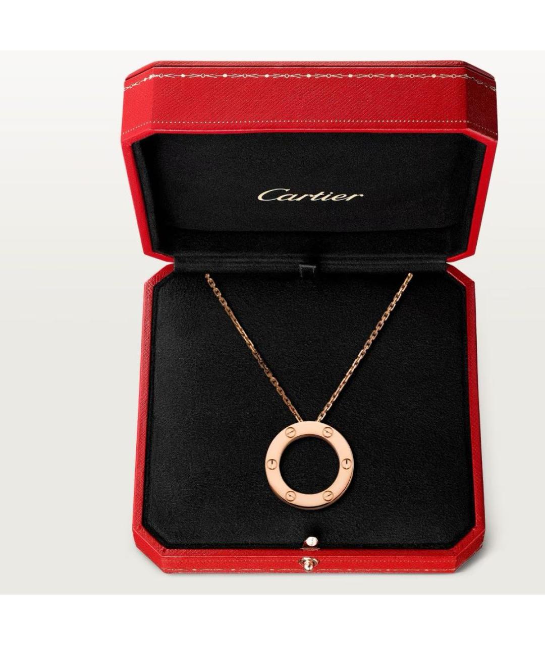 CARTIER Розовое колье из розового золота, фото 7