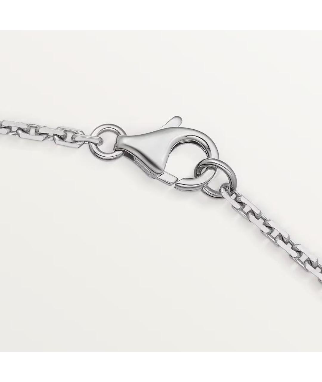 CARTIER Серебряное колье из белого золота, фото 5