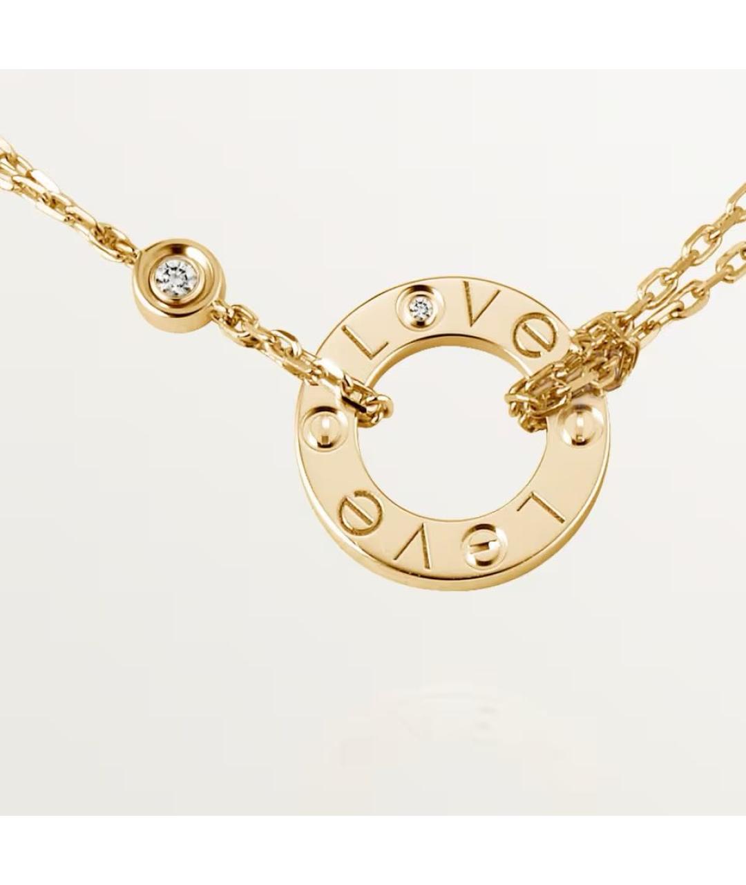 CARTIER Золотое колье из желтого золота, фото 2