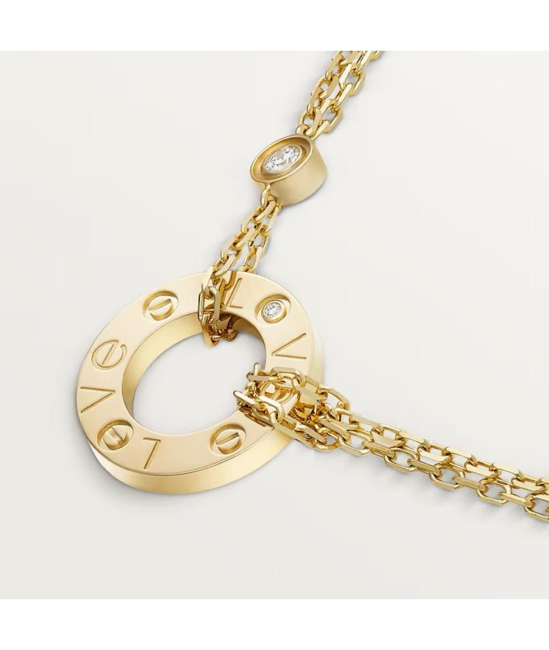 CARTIER Золотое колье из желтого золота, фото 3
