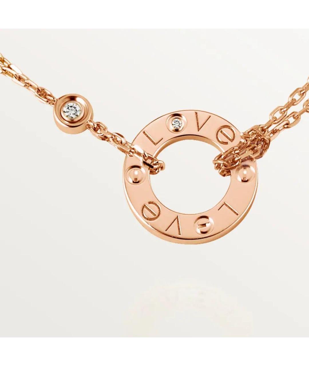 CARTIER Розовое колье из розового золота, фото 2