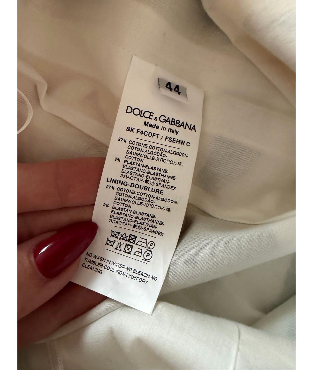 DOLCE&GABBANA Мульти хлопковый костюм с юбками, фото 3