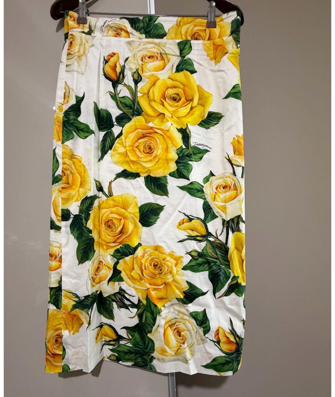 DOLCE&GABBANA Мульти хлопковый костюм с юбками, фото 5