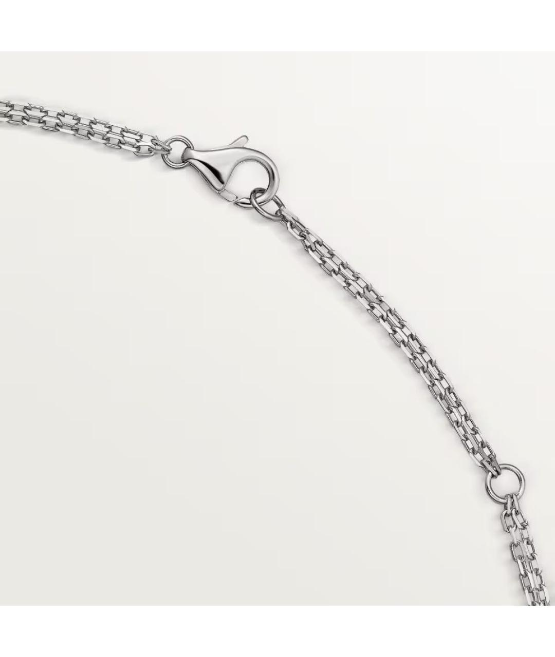 CARTIER Серебряное колье из белого золота, фото 4