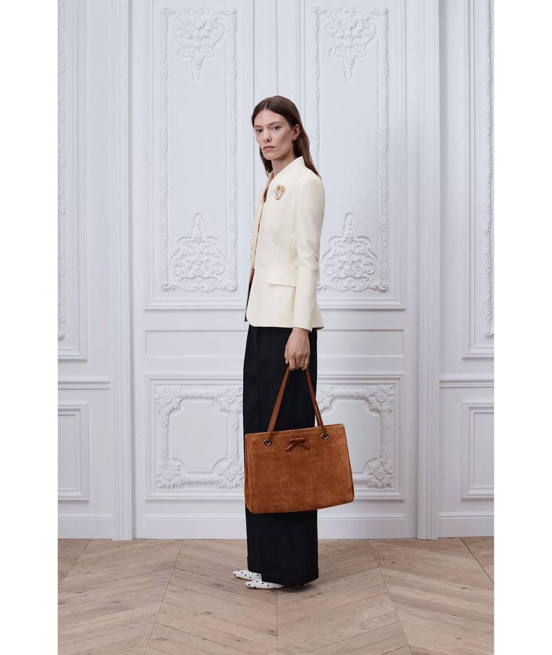 CHRISTIAN DIOR Замшевая сумка тоут, фото 4