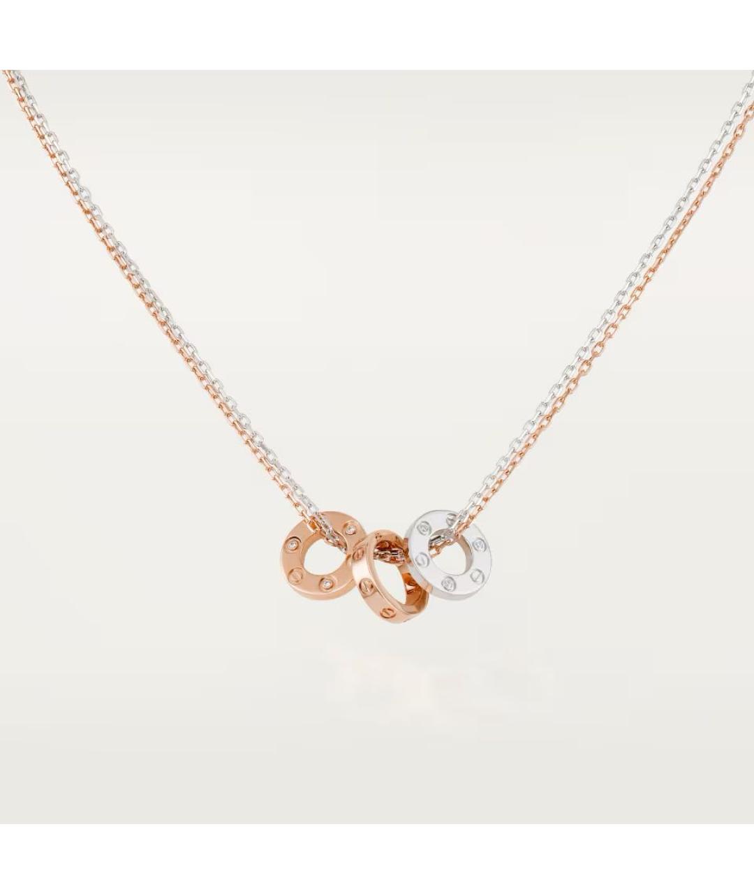 CARTIER Мульти колье из белого золота, фото 7