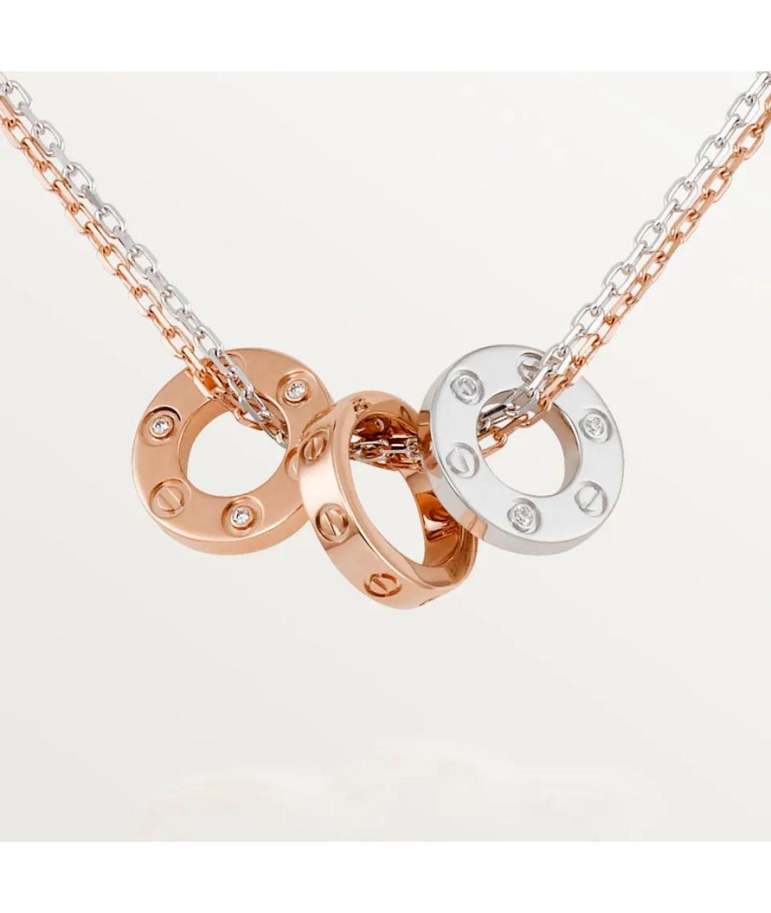 CARTIER Мульти колье из белого золота, фото 2