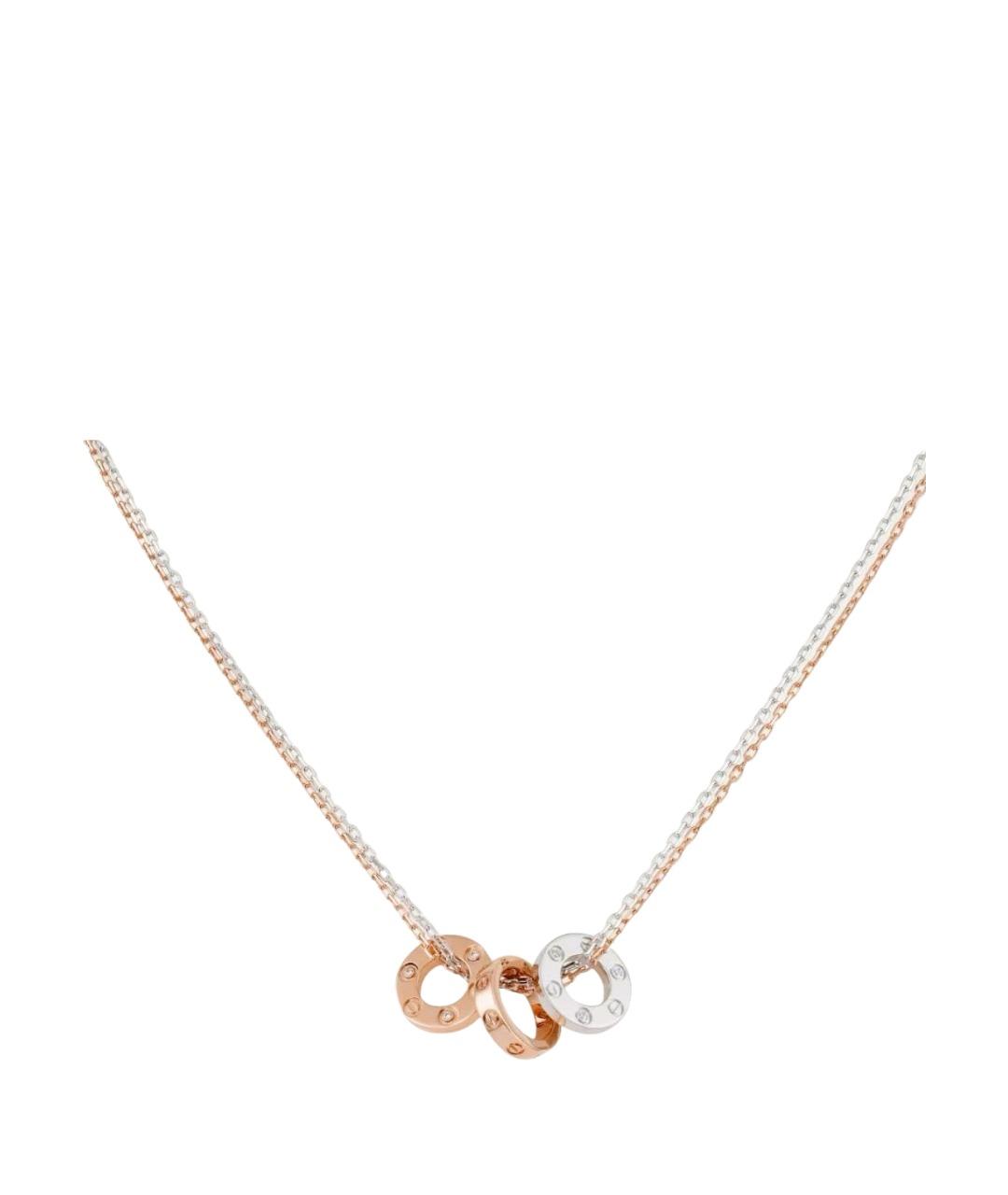 CARTIER Мульти колье из белого золота, фото 1