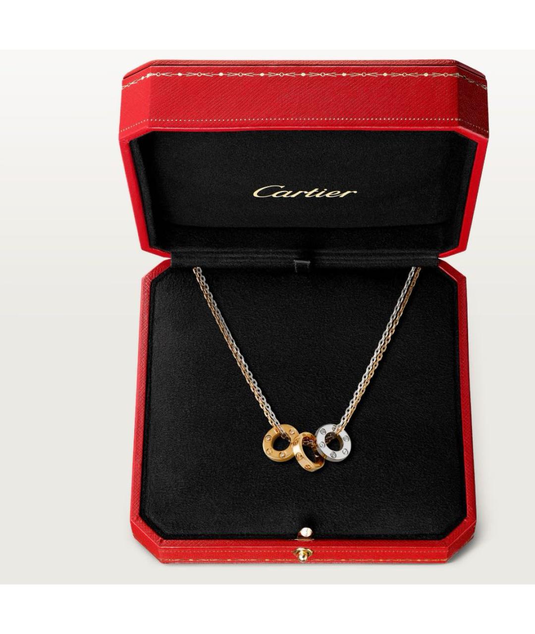 CARTIER Мульти колье из белого золота, фото 6