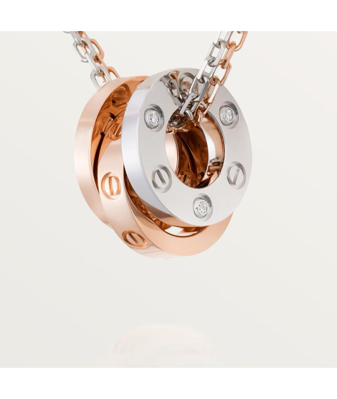 CARTIER Мульти колье из белого золота, фото 3