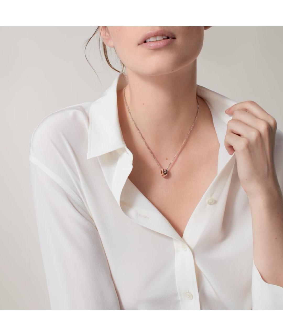 CARTIER Мульти колье из белого золота, фото 5