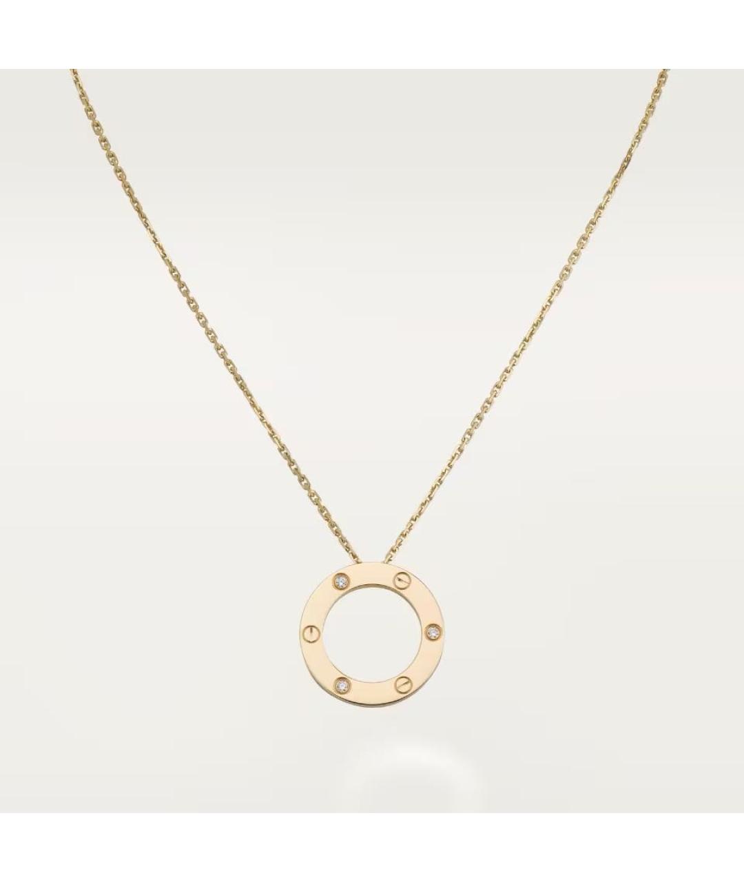 CARTIER Золотое колье из желтого золота, фото 8