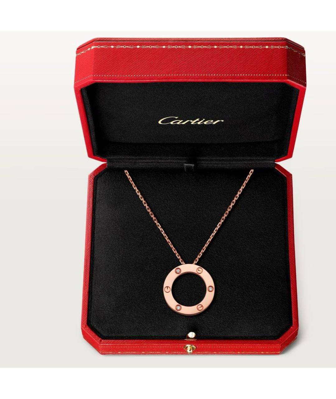 CARTIER Розовое колье из розового золота, фото 7