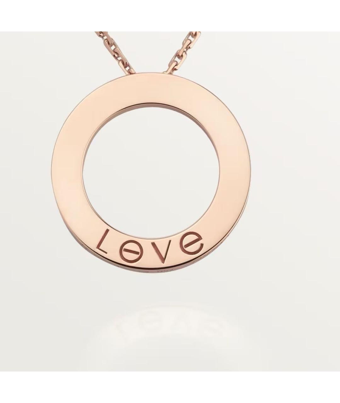CARTIER Розовое колье из розового золота, фото 4
