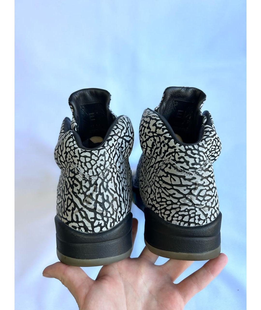 NIKE Серые высокие кроссовки / кеды, фото 5