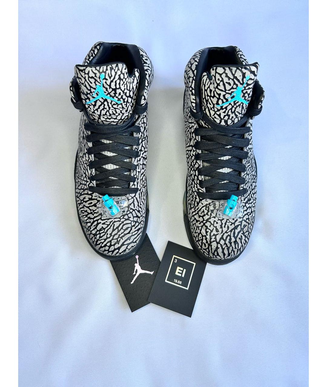 NIKE Серые высокие кроссовки / кеды, фото 4
