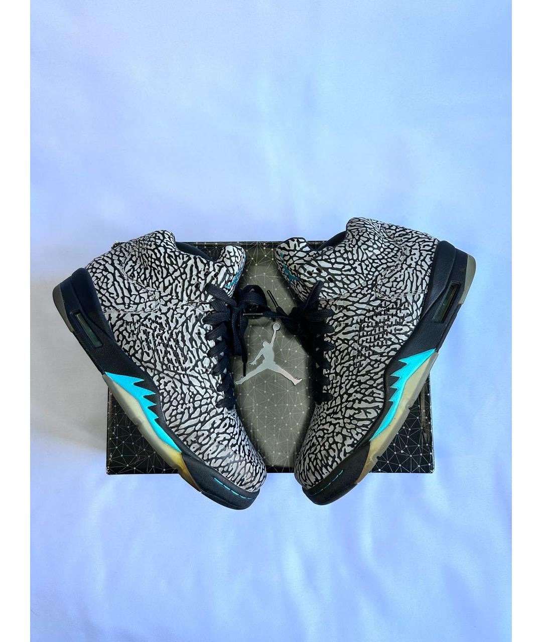NIKE Серые высокие кроссовки / кеды, фото 2