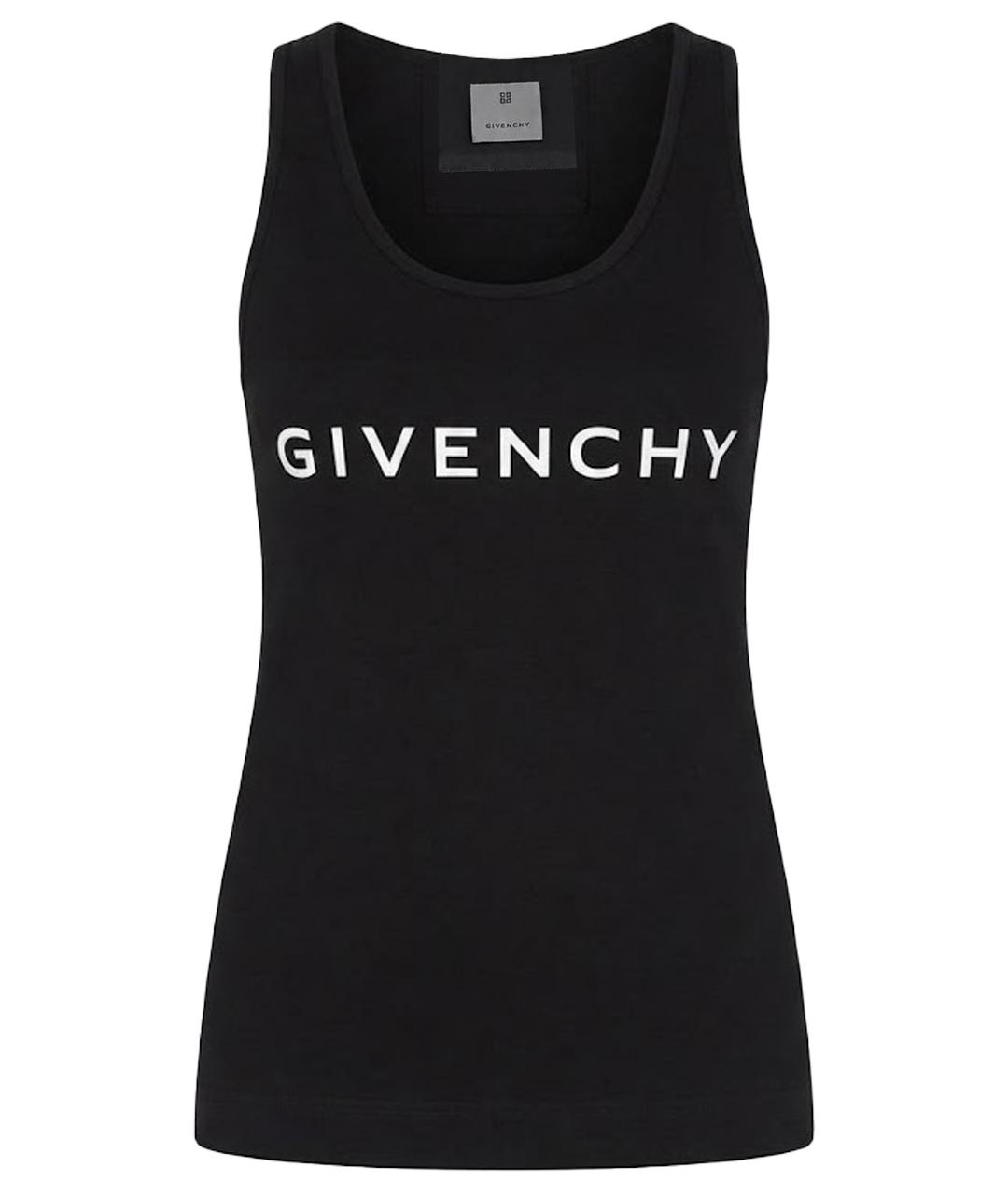 GIVENCHY Черная майка, фото 1