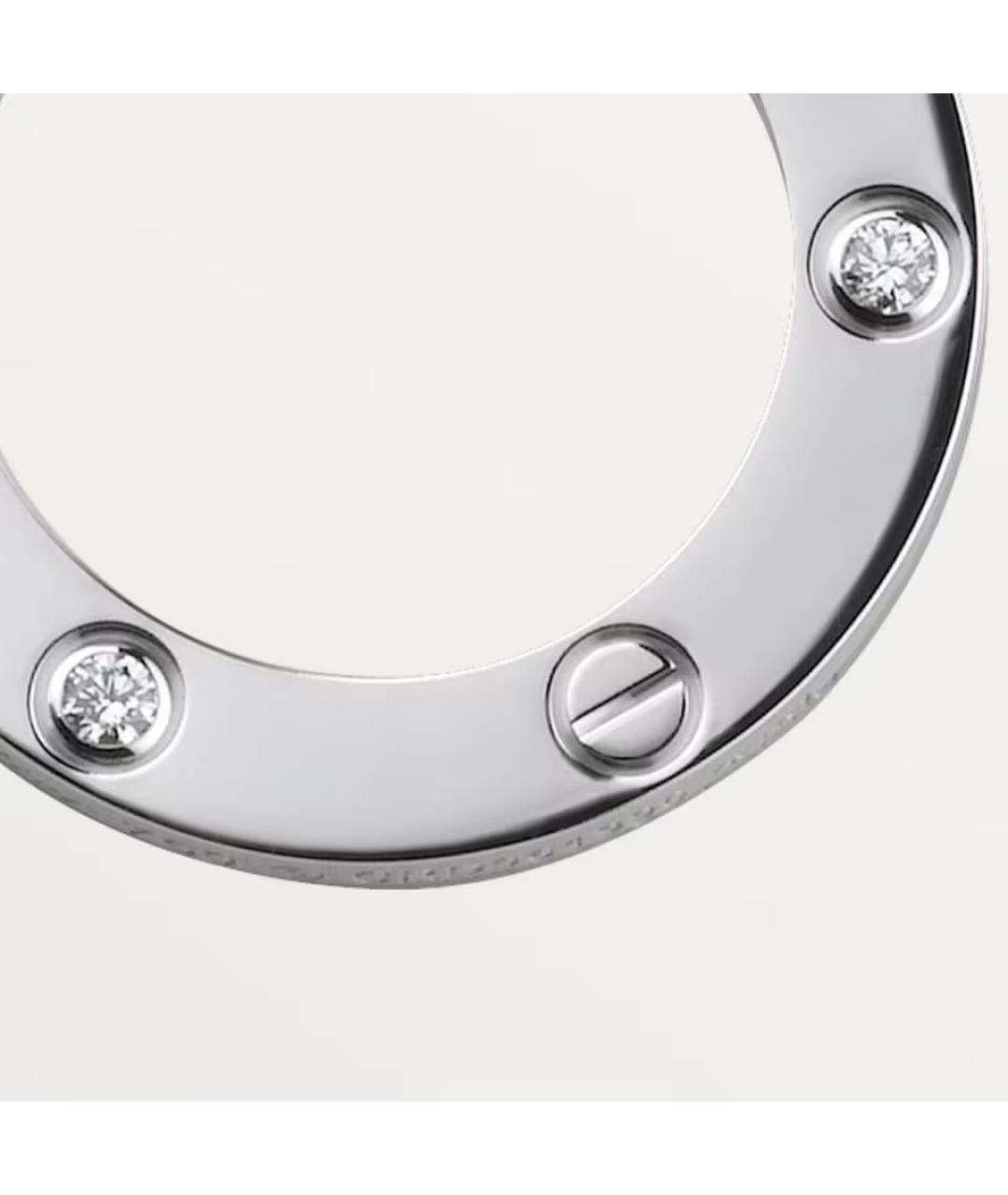 CARTIER Серебряное колье из белого золота, фото 3