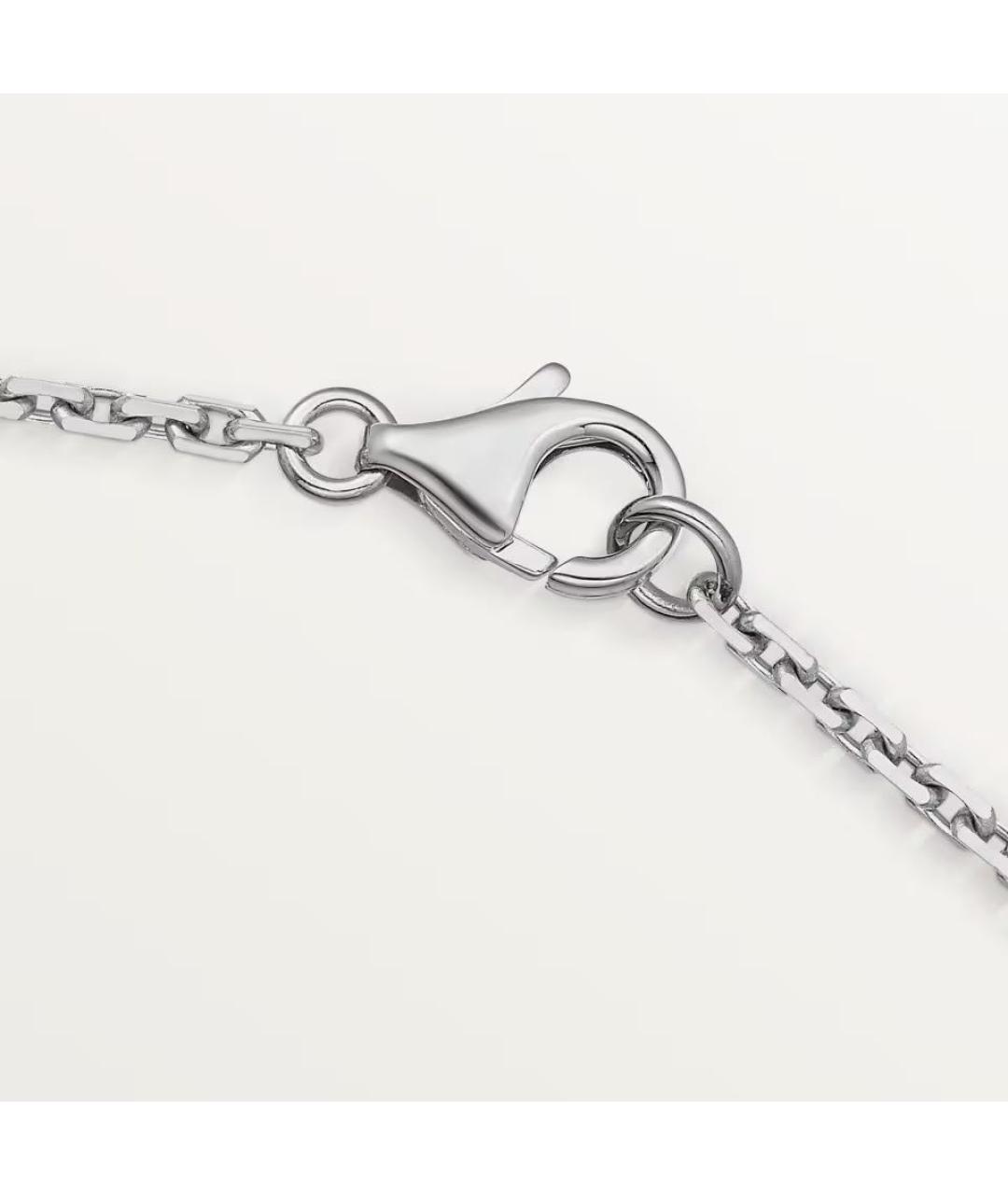 CARTIER Серебряное колье из белого золота, фото 5